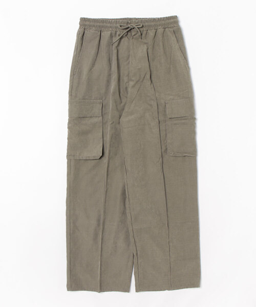 Revo.（レボ）の「Revo. ポリスウェード ワイドカーゴパンツ（カーゴパンツ・メンズ・カーキ/グレー/ブラック・2/1）」の10枚目の写真