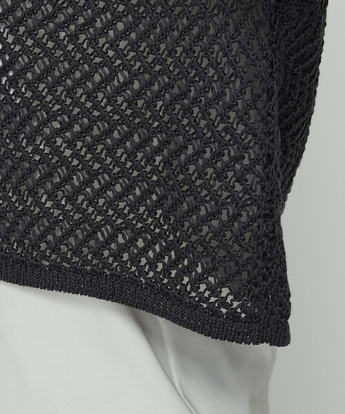 COMME CA(コムサ)の「【セットアイテム】擬麻コットン ニット&カットソー(アンサンブル・レディース・チャコール/ブルー/ライトグレー・9号/11号)」の16枚目の写真