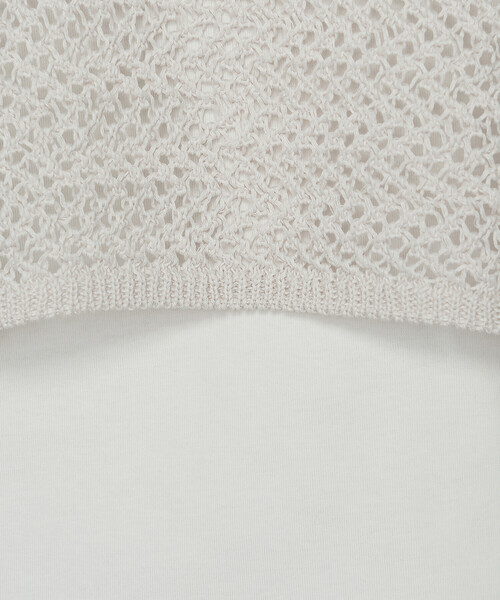 COMME CA(コムサ)の「【セットアイテム】擬麻コットン ニット&カットソー(アンサンブル・レディース・チャコール/ブルー/ライトグレー・9号/11号)」の14枚目の写真