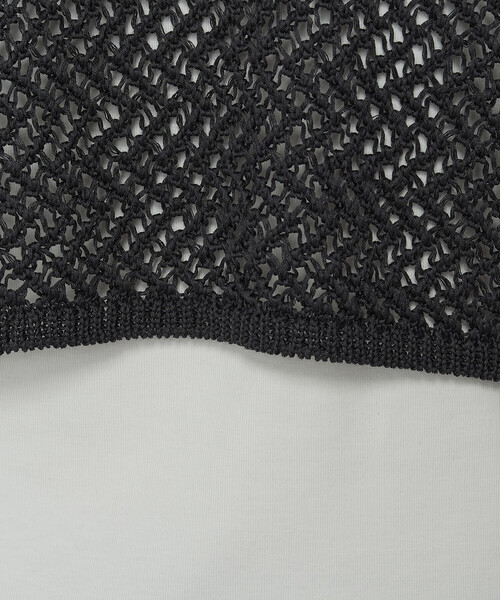 COMME CA(コムサ)の「【セットアイテム】擬麻コットン ニット&カットソー(アンサンブル・レディース・チャコール/ブルー/ライトグレー・9号/11号)」の13枚目の写真