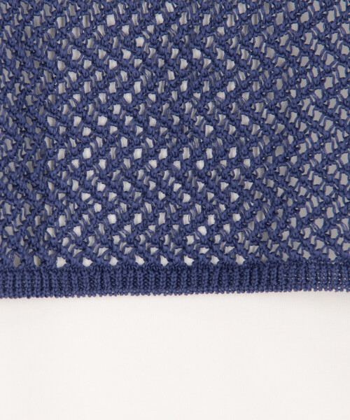 COMME CA(コムサ)の「【セットアイテム】擬麻コットン ニット&カットソー(アンサンブル・レディース・チャコール/ブルー/ライトグレー・9号/11号)」の12枚目の写真