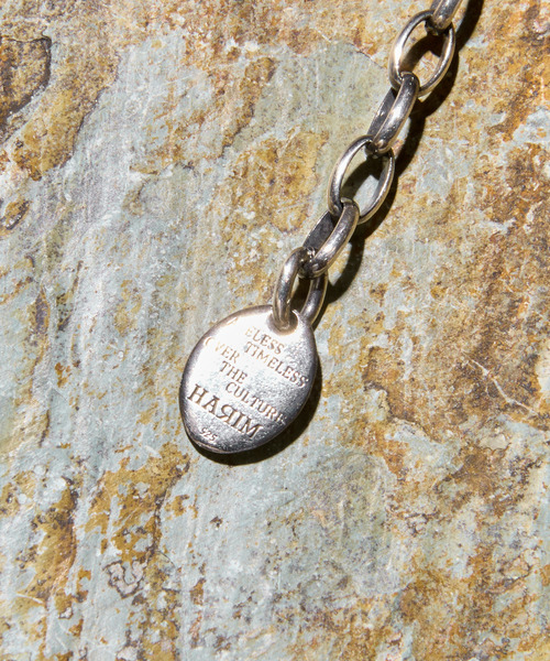 HARIM ハリム / NARROW SQUARE BLOCK CHAIN LONG NECKLACE シルバー925 