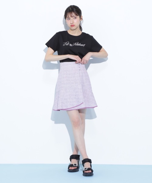 セール】◇パイピングラッフルミニスカート（スカート）｜JILL