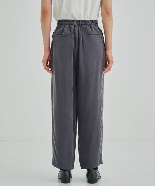 セール】HIGH TWIST CUPRA 2タックイージーパンツ（スラックス