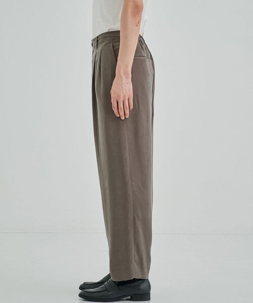 HIGH TWIST CUPRA 2タックイージーパンツ（スラックス）｜UNITED TOKYO
