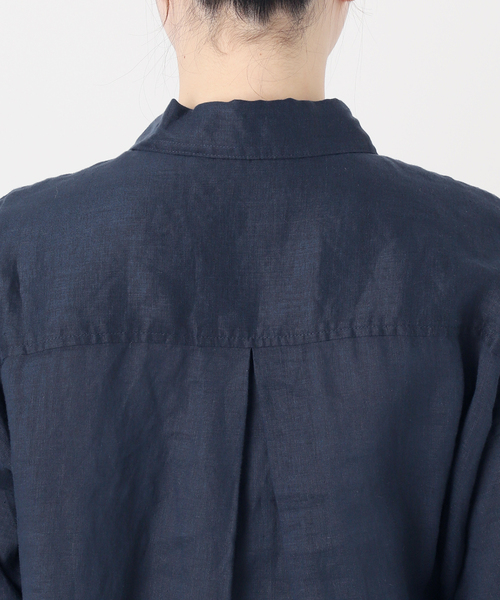 JOURNAL STANDARD relume（ジャーナルスタンダード　レリューム）の「《追加2》手洗い可 / カラーリネンオーバーサイズシャツ（シャツ/ブラウス・レディース・ブルー系その他/ホワイト/チャコールグレー/ブラウン/ピンク系その他・FREE）」の21枚目の写真