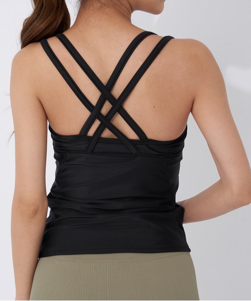 FILA(フィラ)の「YOGAトップス(キャミソール・レディース・ブラック/ピンク/グリーン/ネイビー/ライトピンク・X-LARGE/MEDIUM/LARGE/SMALL)」の10枚目の写真