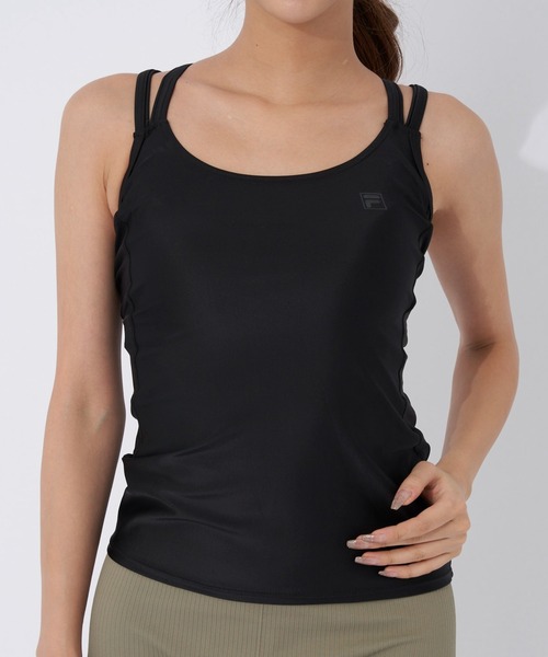 FILA(フィラ)の「YOGAトップス(キャミソール・レディース・ブラック/ピンク/グリーン/ネイビー/ライトピンク・X-LARGE/MEDIUM/LARGE/SMALL)」の12枚目の写真