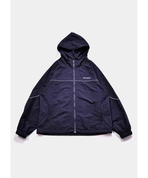 APPLEBUM(アップルバム)の「Nylon Track Jacket(ナイロンジャケット・メンズ・グレー/ネイビー・X-LARGE/LARGE/MEDIUM)」の1枚目の写真