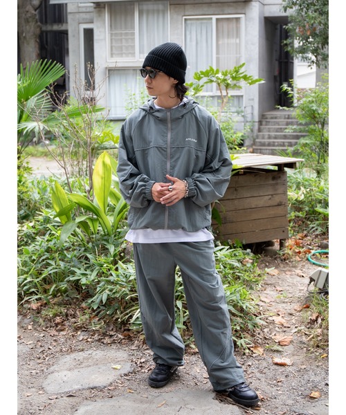 APPLEBUM(アップルバム)の「Nylon Track Jacket(ナイロンジャケット・メンズ・グレー/ネイビー・X-LARGE/LARGE/MEDIUM)」の21枚目の写真