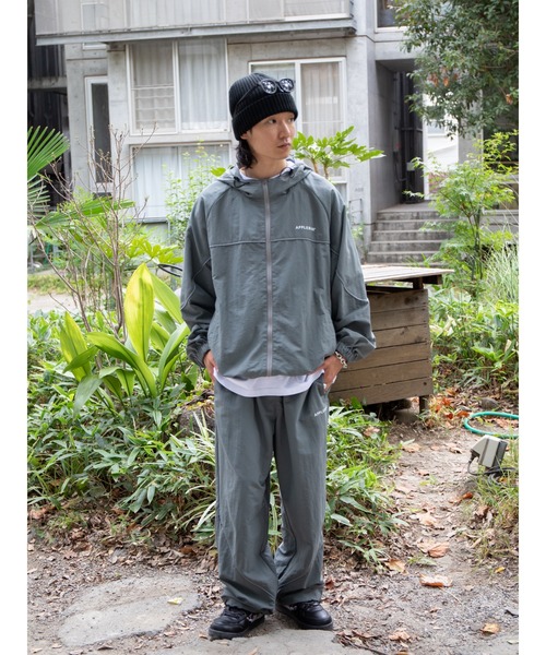 APPLEBUM(アップルバム)の「Nylon Track Jacket(ナイロンジャケット・メンズ・グレー/ネイビー・X-LARGE/LARGE/MEDIUM)」の22枚目の写真