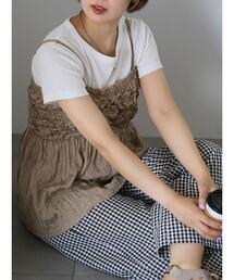 ◎シャーリングキャミビスチェ