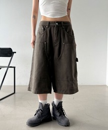 【関税込＊国内発送】[パンドーロ] コットン バミューダ パンツ セール】 コンパクトクロスストレッチ タイトバミューダパンツ