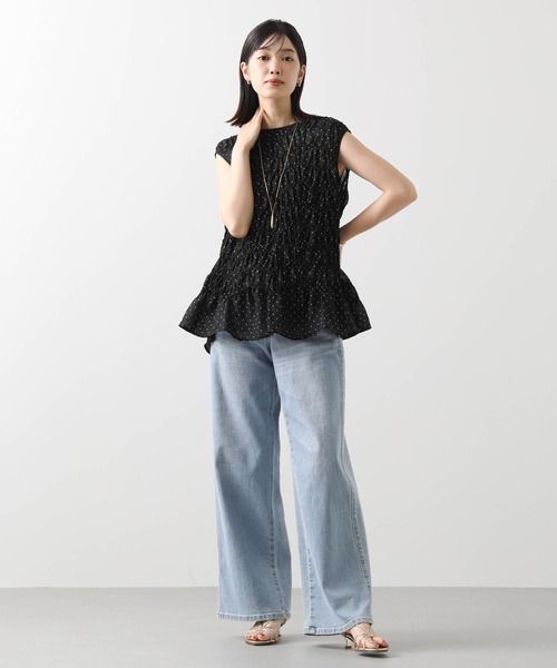 Gready Brilliant（グレディブリリアン）の「ドットシャーリングブラウス（シャツ/ブラウス・レディース・ブラック×ホワイト/ホワイト×ブラック・38）」の13枚目の写真