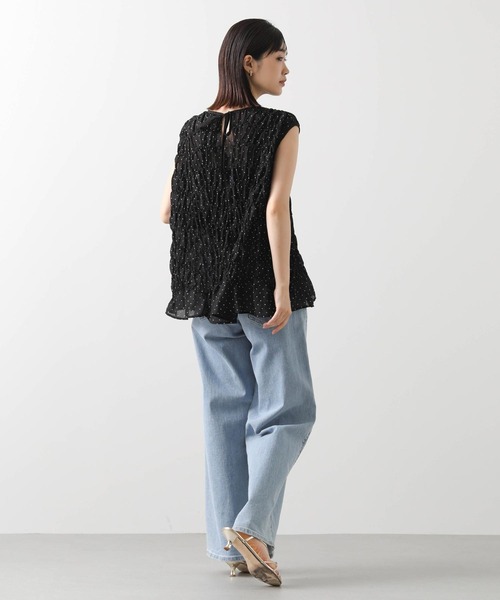 Gready Brilliant（グレディブリリアン）の「ドットシャーリングブラウス（シャツ/ブラウス・レディース・ブラック×ホワイト/ホワイト×ブラック・38）」の15枚目の写真