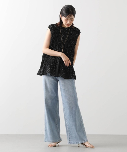 Gready Brilliant（グレディブリリアン）の「ドットシャーリングブラウス（シャツ/ブラウス・レディース・ブラック×ホワイト/ホワイト×ブラック・38）」の16枚目の写真