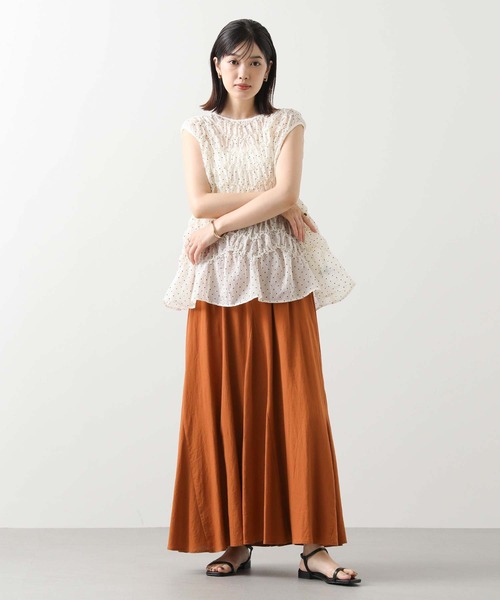 Gready Brilliant（グレディブリリアン）の「ドットシャーリングブラウス（シャツ/ブラウス・レディース・ブラック×ホワイト/ホワイト×ブラック・38）」の3枚目の写真