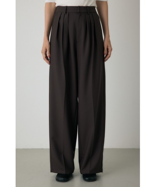 crie conforto(クリーコンフォルト)の「ポケットベルトセットワイドパンツ 3WAY / 冬服(スラックス・レディース・ネイビー/ベージュ系その他/ブラウン・SMALL/MEDIUM)」の18枚目の写真