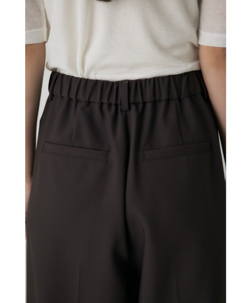 crie conforto(クリーコンフォルト)の「ポケットベルトセットワイドパンツ 3WAY / 冬服(スラックス・レディース・ネイビー/ベージュ系その他/ブラウン・SMALL/MEDIUM)」の4枚目の写真