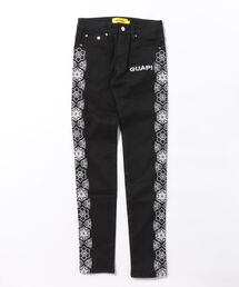 L.H.P(GGC`s[)GUAPI/OAs/Obsidian Black Flowers Regular Denim(fjpc)
