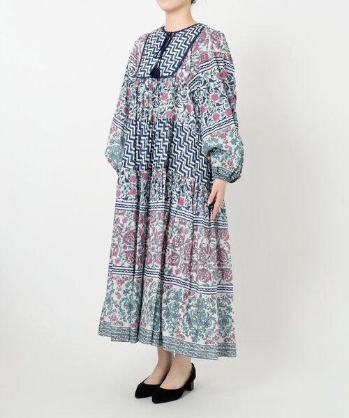インドパネルティアードワンピース（ワンピース）｜SLOBE IENA