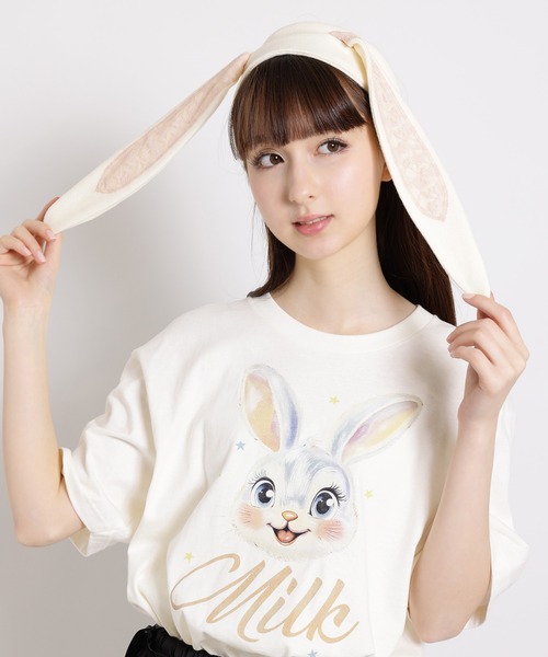 Bunny イヤーヘッドドレス（その他ヘアアクセサリー）｜MILK（ミルク