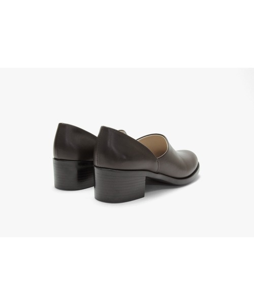 HARUTA（ハルタ）の「スコッチガードヒールアップスポックシューズ（スリッポン・レディース・ダークブラウン・23㎝/23.5cm/24cm）」の3枚目の写真