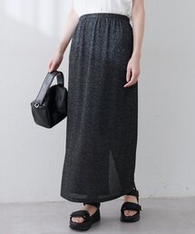 natural couture | ラメリブタイトスカート(スカート)