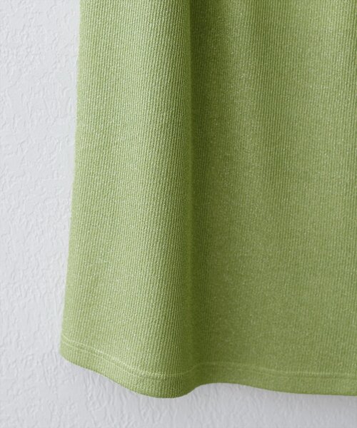 natural couture（ナチュラルクチュール）の「ラメリブタイトスカート（スカート・レディース・ブルー/ライトベージュ/ブラック/ブラウン/グリーン・FREE）」の21枚目の写真