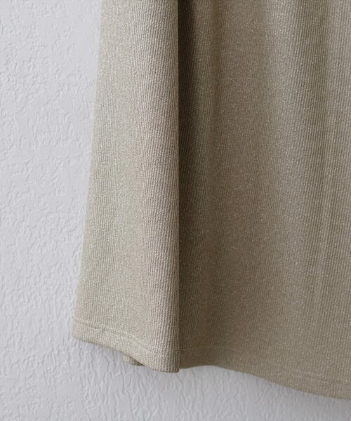 natural couture（ナチュラルクチュール）の「ラメリブタイトスカート（スカート・レディース・ブルー/ライトベージュ/ブラック/ブラウン/グリーン・FREE）」の16枚目の写真