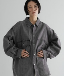【LFM(U)】デニムオーバーシャツ　571340