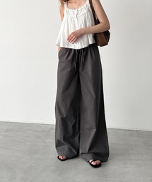 CANAL JEAN | El mar バイオコットンワイドイージーパンツ(その他パンツ)