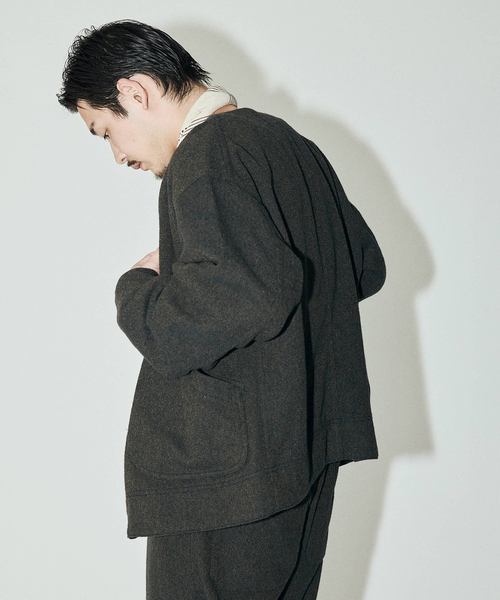 JOURNAL STANDARD J.S HOMESTEAD（ジャーナルスタンダードホームステッド）の「J.S.Homestead / トップ ツイード JUDO ブルゾン（その他アウター・メンズ・ベージュ/コバルトブルー/レッド・MEDIUM/LARGE）」の6枚目の写真