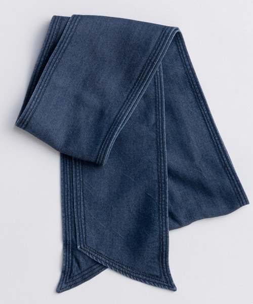 MAISON SPECIAL（メゾンスペシャル）の「Denim Bowtie Blouse/デニムボウタイブラウス（シャツ/ブラウス・レディース・ブルー/ブラック・FREE）」の11枚目の写真