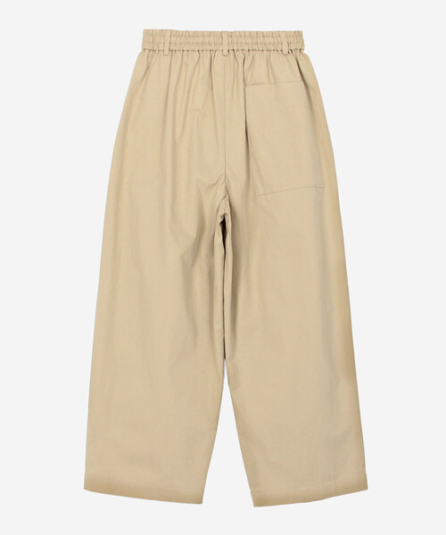 nicholson&nicholson（ニコルソンアンドニコルソン）の「nicholson & nicholson |〈別注〉ワイドイージーパンツ WOMEN（その他パンツ・レディース・ブラック/ベージュ・38）」の4枚目の写真