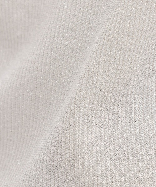 Andemiu（アンデミュウ）の「2WAYカットリブタンク587133（タンクトップ・レディース・オフホワイト/シルバー/ブラック・FREE）」の18枚目の写真