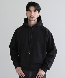 SPU（スプ）の「あったかもちもち裏起毛フェイクスウェードプルオーバーパーカー（パーカー）」