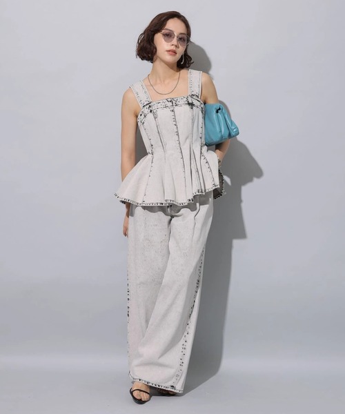 ハイブリーチワイドデニム（その他パンツ）｜Arpege story