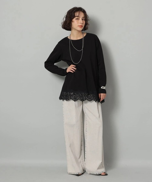Arpege story(アルページュストーリー)の「ハイブリーチワイドデニム(その他パンツ・レディース・グレー・1/2/0)」の16枚目の写真