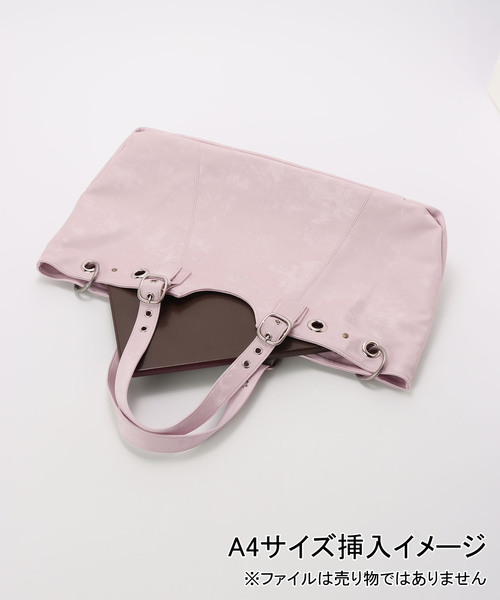 PULP/417EDIFICE(パルプフォーワンセブンエディフィス)の「【Geek Office / ギークオフィス】HIETA / ヒエタ ベッキー(トートバッグ・レディース・ネイビー/ブルー系その他/ピンク・FREE)」の8枚目の写真