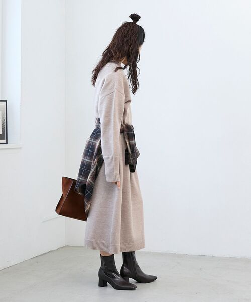 le.coeur blanc（ルクールブラン）の「スクエアトゥ裏起毛ストレッチブーツ（ブーツ・レディース・キャメル/ブラウン/ブラック・36/37/38/39）」の13枚目の写真