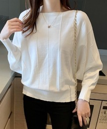 フロントラインデザインニット