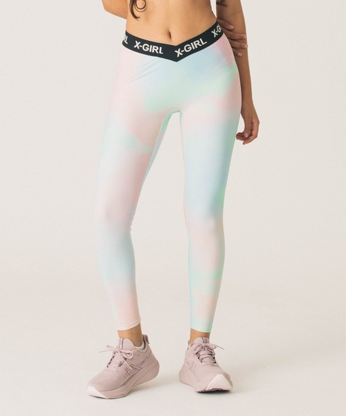 Marble カラフルレギンス L セール】MARBLE LEGGINGS（レギンス/スパッツ）｜X-girl SPORTS