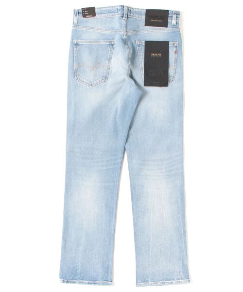 REPLAY(リプレイ)の「ブーツカットCLEY ライトインディゴストレッチデニム(デニムパンツ・メンズ・ライトブルー・W28xL32/W30xL32/W32xL32/W34xL32)」の8枚目の写真