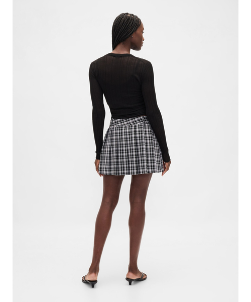 GAP(ギャップ)の「プリーツ ミニスカート・スコート(スカート・レディース・グレー系その他/グレー・M/L/XXS/XS/S)」の6枚目の写真