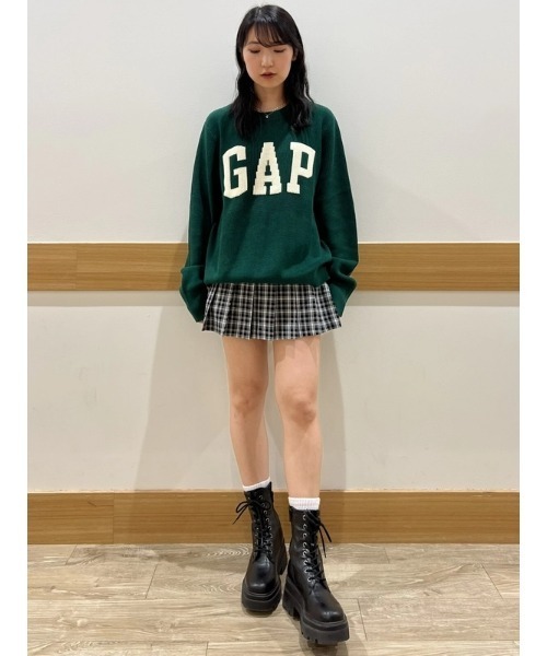 GAP(ギャップ)の「プリーツ ミニスカート・スコート(スカート・レディース・グレー系その他/グレー・M/L/XXS/XS/S)」の9枚目の写真