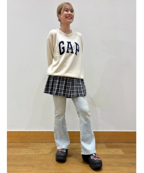 GAP(ギャップ)の「プリーツ ミニスカート・スコート(スカート・レディース・グレー系その他/グレー・M/L/XXS/XS/S)」の11枚目の写真