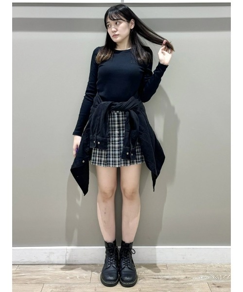 GAP(ギャップ)の「プリーツ ミニスカート・スコート(スカート・レディース・グレー系その他/グレー・M/L/XXS/XS/S)」の10枚目の写真