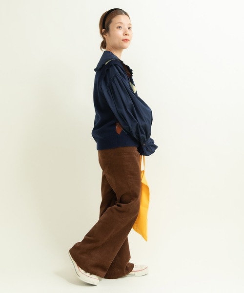 CHILD WOMAN（チャイルドウーマン）の「14Wコーデュロイ フレアパンツ（その他パンツ・レディース・ブラウン/ネイビー・36/38）」の10枚目の写真