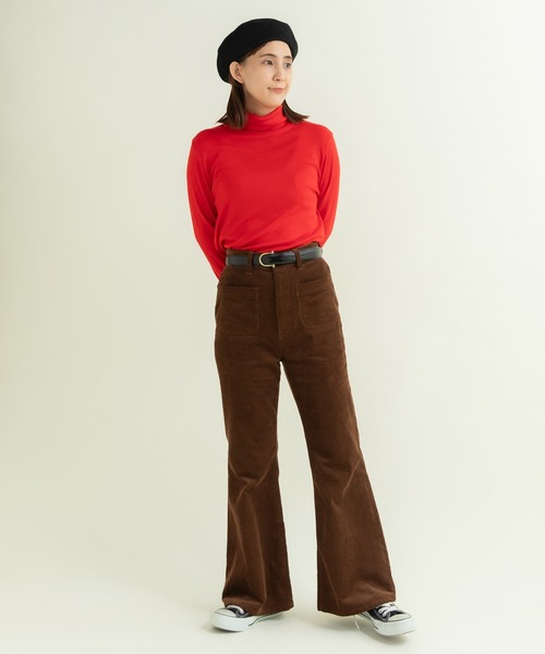 CHILD WOMAN（チャイルドウーマン）の「14Wコーデュロイ フレアパンツ（その他パンツ・レディース・ブラウン/ネイビー・36/38）」の9枚目の写真